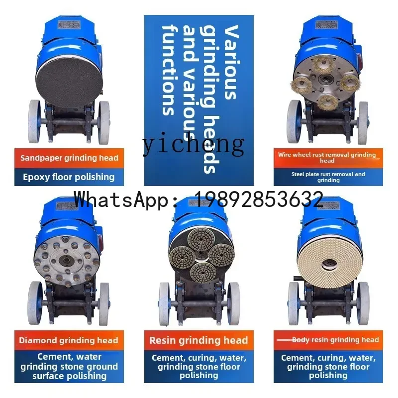 AB  terrao machine refurbished ground cement grinder concrete epoxy floor grinding and polishing machine