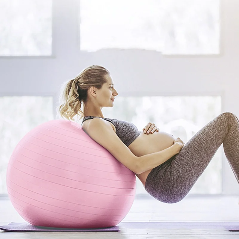 1pc Durable and Thickened Yoga Ball for lmproved, Anti-Burst Yoga Balance Ball for Pilates, Postpartum Recovery and CoreWorkout