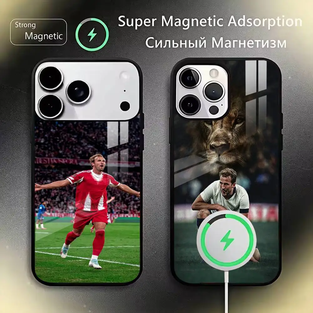 

Harry Kane Phone Case For iPhone17,16,15,14,13,12,11 Plus,Pro Magnetic with Magsafe Wireless Charging