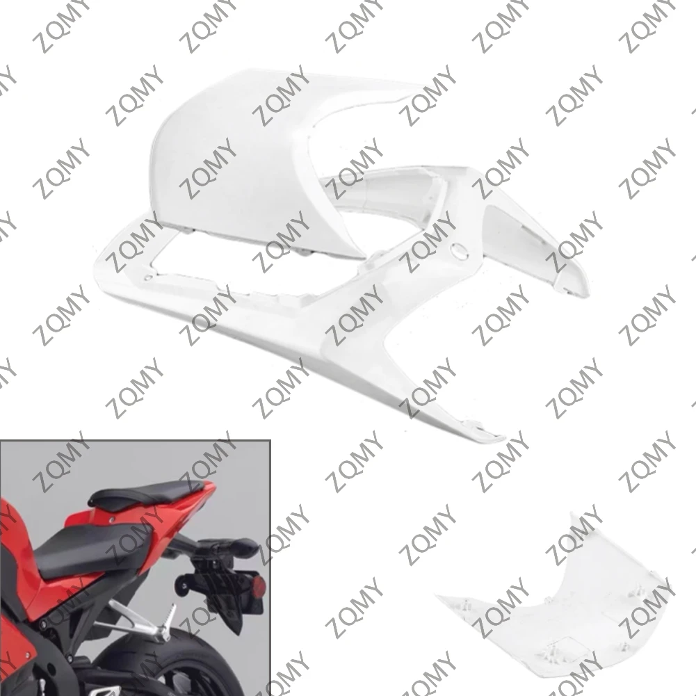 

For HONDA CBR1000RR 2008 2009 Tail Rear Fairing Cover Bodykit Bodywork Injection Mold ABS Plastic Motorbike Part Unpainted White