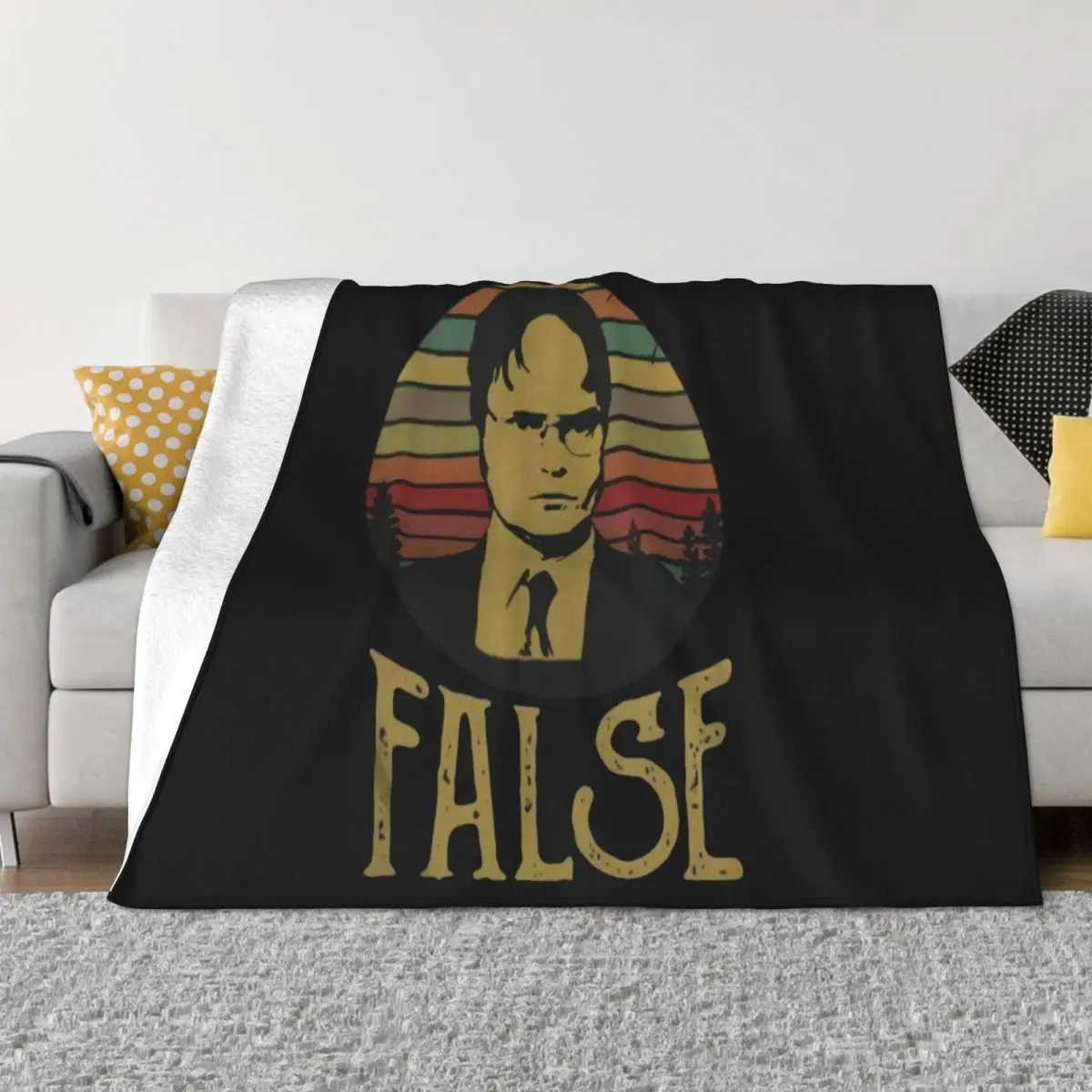 Dwight Schrute Vintage Cotton Latest Tv Series 2020 Summer Clothes Funny Cool Throw Blanket