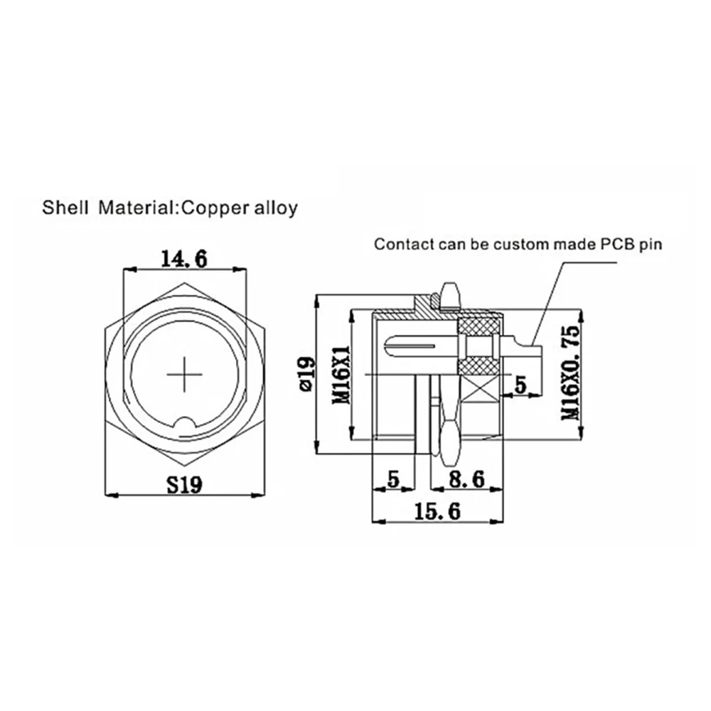 GX16 16mm Round Aviation Plug  - Aviator Connector Kit avis et prix