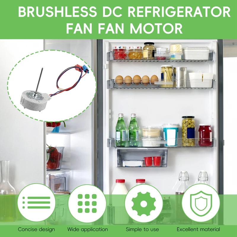 Promotion! For Ximenzi Refrigerator Motor Brushless DC Refrigerator Fan Motor FDQB28BS4 DC12V