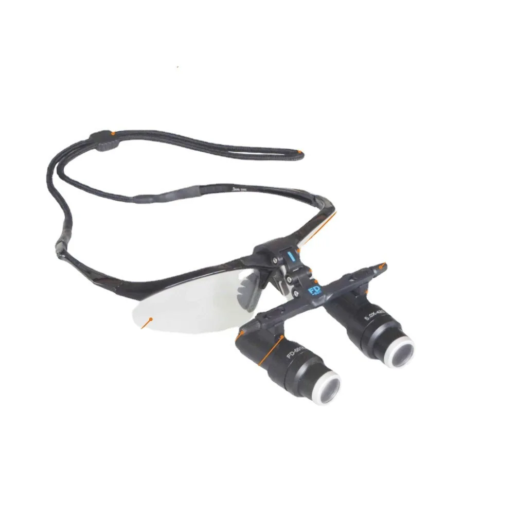 High-power Binocular Dental Loupe FD-501K Kepler Frame Type Magnifying Glasses Medical Binocular High magnifying glass Frame