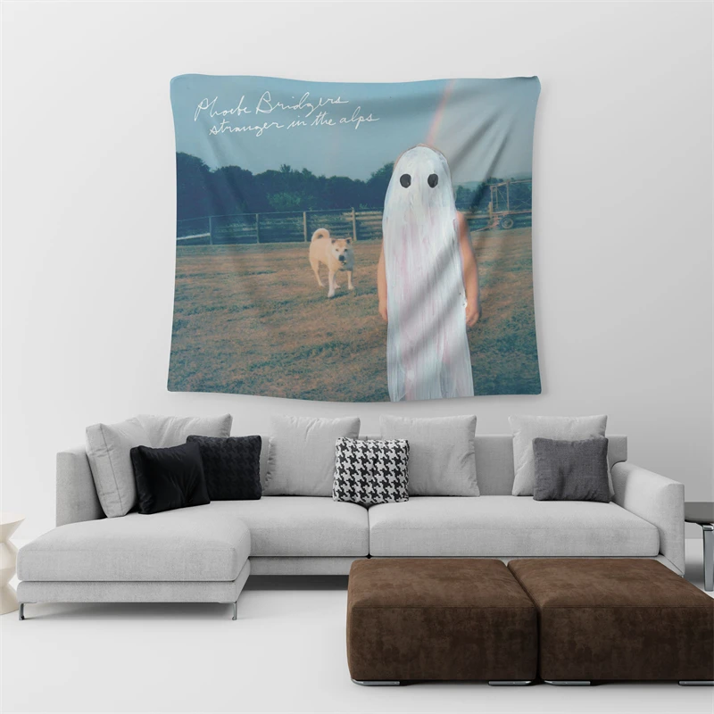 Gaslight Gatekeep Girlboss Stranger in the Alps Tapestry Wall Hanging Art for Bedroom Living Room Decor College Dorm Party