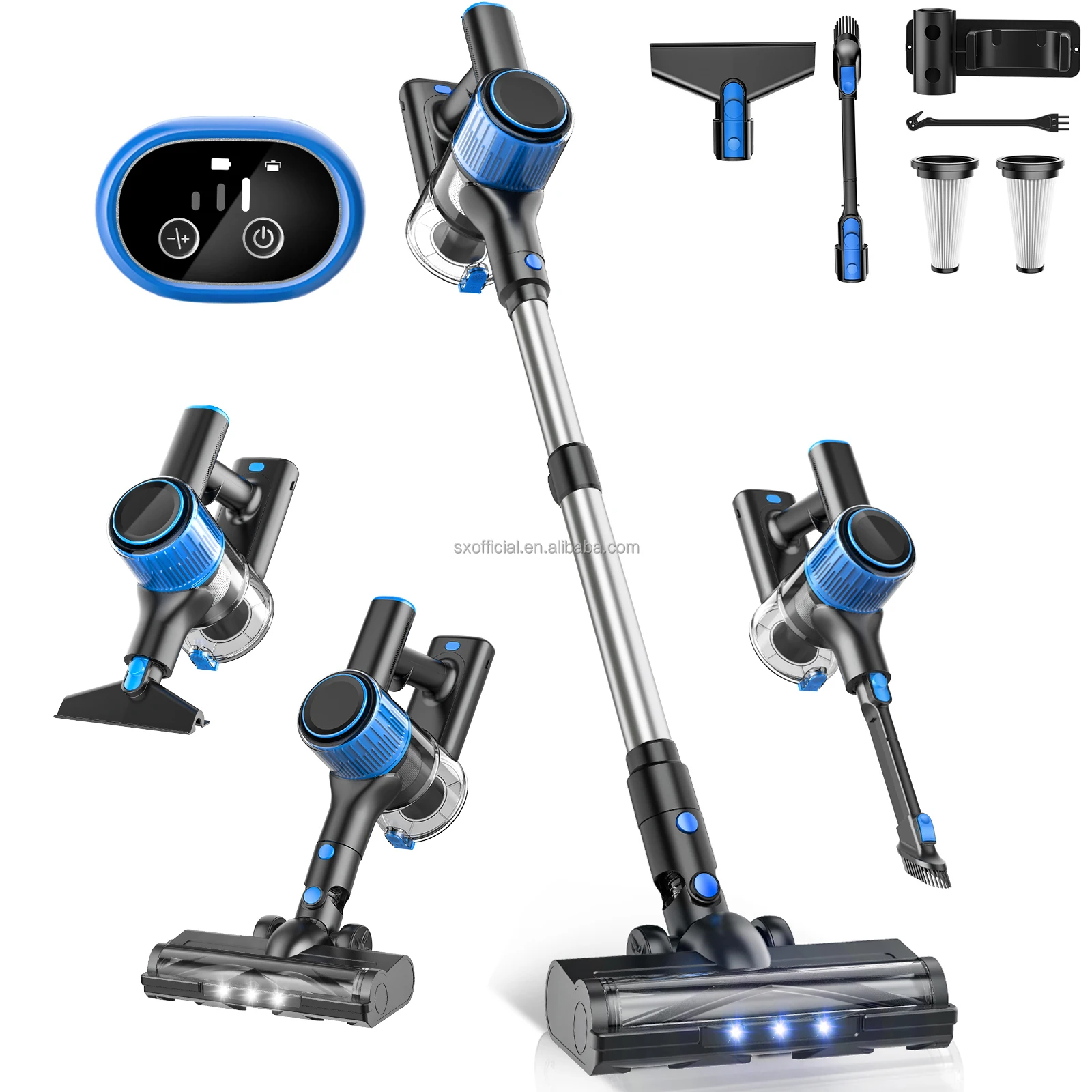 

Cordless Stick Vacuum Cleaner for Home and Hotel for Hardwood Floors Carpets Pet Cleaning Dry Function