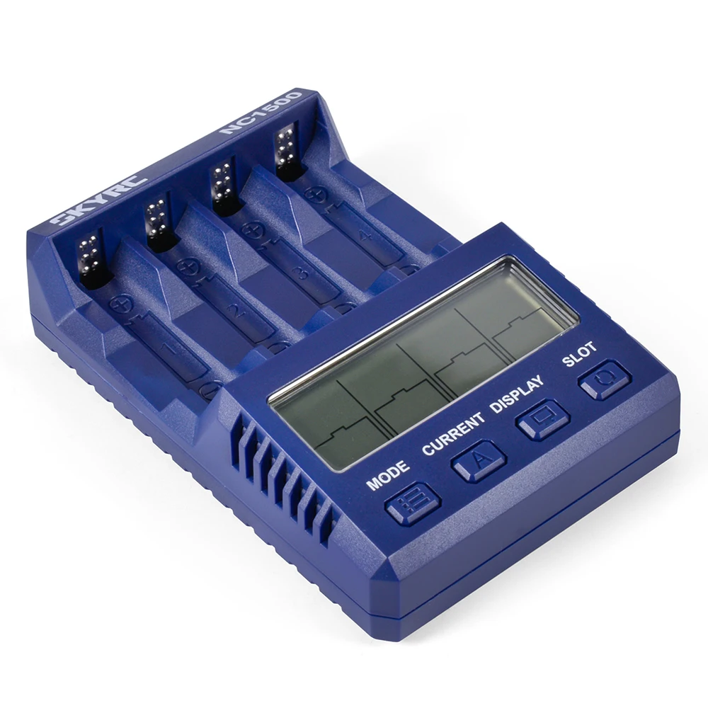 SKYRC NC1500 AA/AAA Battery Charger  Analyzer for 4 AA NiMH Rechargeable Batteries Recharge Pro  Charger for Double A Batteries