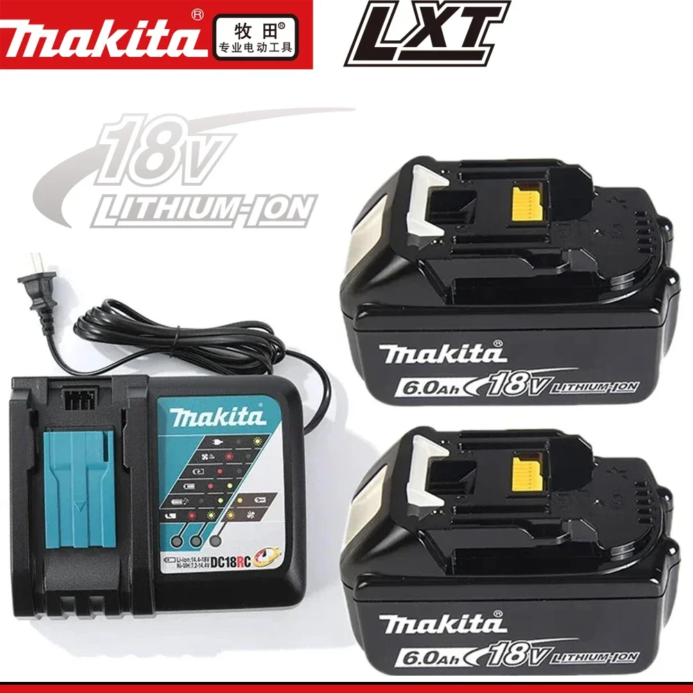 

100% Genuine Makita 6Ah/5Ah/3Ah for Makita 18V Battery BL1830B BL1850B BL1850 BL1840 BL1860 BL1815 Replacement Lithium Battery