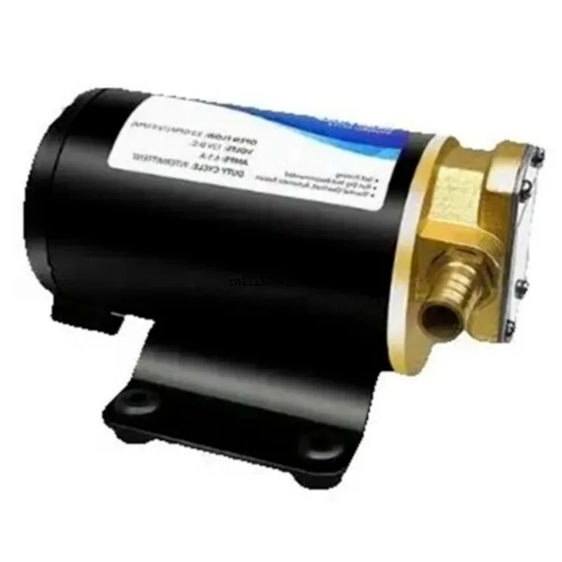 For 12V 24V 14L/min DC Gear Oil Pump Large Flow Self-Priming Diesel Pump For Engine Lubricating Oil Pure Copper Gear