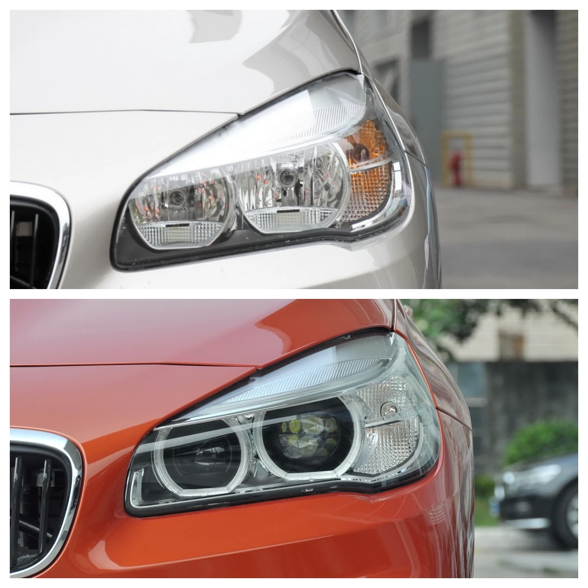 For BMW 2 Series Wagon F45 F46 2016 2017 2018 2019 Car Gadgets Replace A Transparent PC Lights Shell Headlight Dust Cover