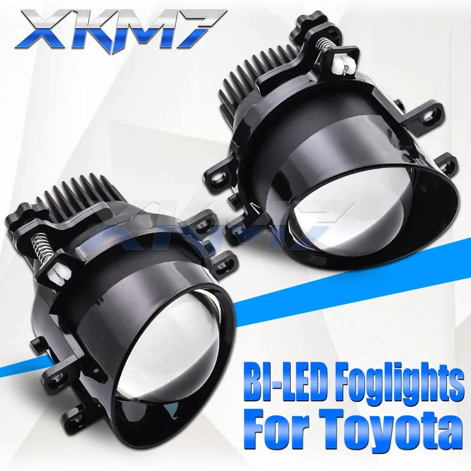 Biled Lens Fog Lamps PTF Tuning For Toyota RAV4 Corolla/Camry/Yaris/Auris/Avensis Accessory LED Projector 3.0'' Lenses Retrofit