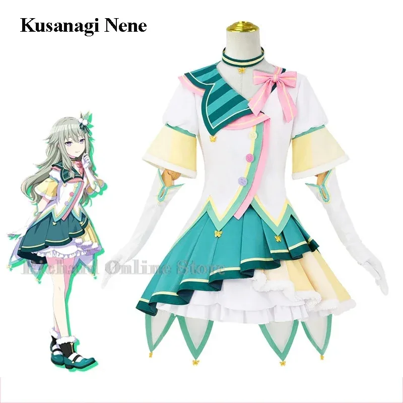 

Project Sekai Kusanagi Nene Cosplay Costume Wig Anime Cosplay Stage lolita cos PJSK 3rd Dress Halloween Clothing 2024 New style