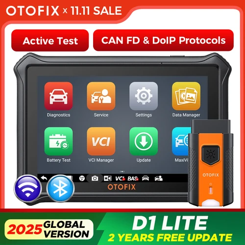OTOFIX-D1 lite自動車用スキャナーobd2,2年間の更新,双方向制御,全システム診断ツール,fca,sgw,can,fd,doip