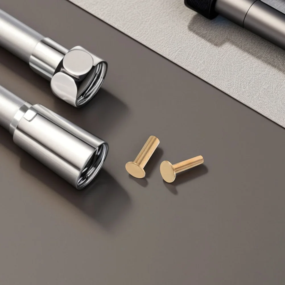 

7 Pairs Kitchen Knife Handle Accessories Rivets for Replacement Grip Cutlery Copper Making Pins Screw Hardware