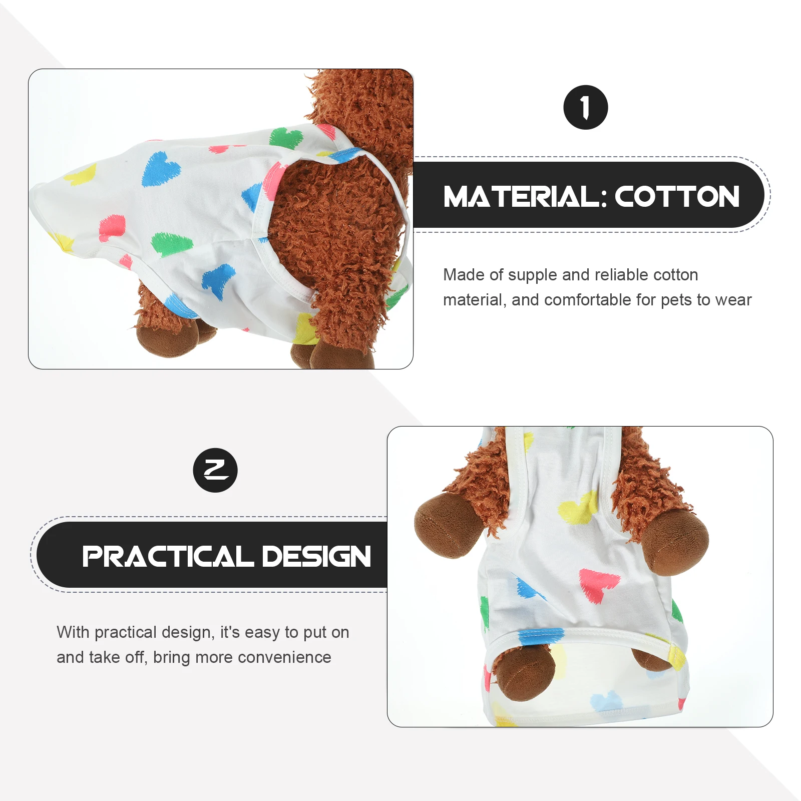 

Lovely Summer Breathable Comfortable Puppy Clothes Lightweight Durable Outdoor Party Costume Cute Shirt Lightweight Cat For Home