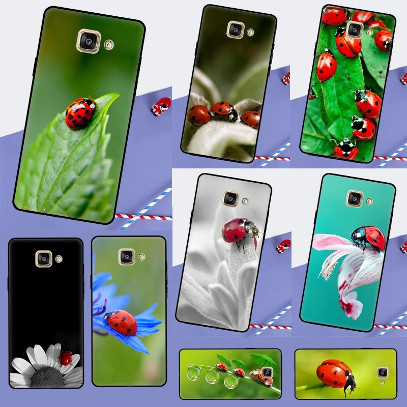 Seven-Star Ladybug For Samsung Galaxy J4 J6 Plus A6 A7 A8 A9 J8 2018 J1 J3 J5 J7 A3 A5 2016 2017 Case Cover