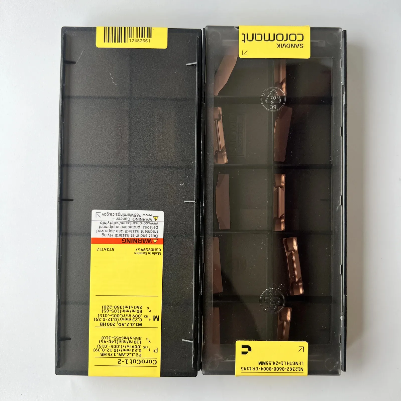 

SANDVIK / N123K2-0600-0004-CR 1145 / Лезвие с ЧПУ из твердого сплава, 10 шт.