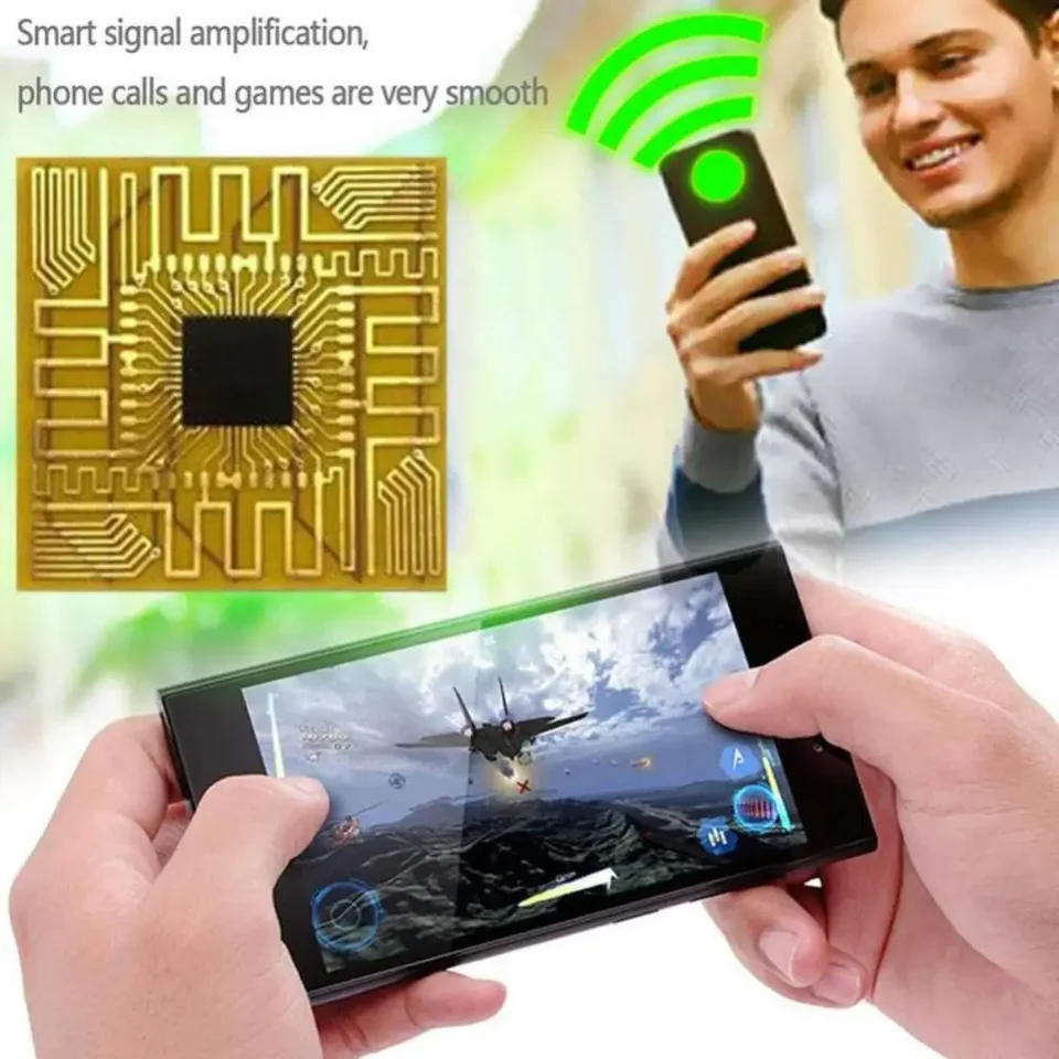 1/4/6 個信号ブースターステッカー携帯電話信号強化ステッカー電話信号