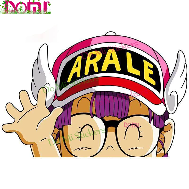 Dr. Slump Arale Dragon Anime Car Sticker Decal for Bicycle Motorcycle Accessories Laptop Helmet Trunk Wall Die Cutting