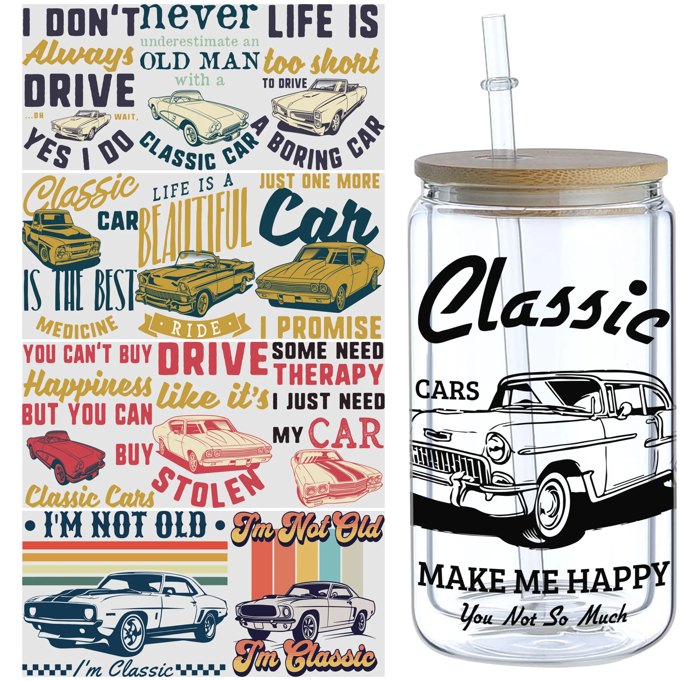 5 Sheet Car Uv Dtf … - image