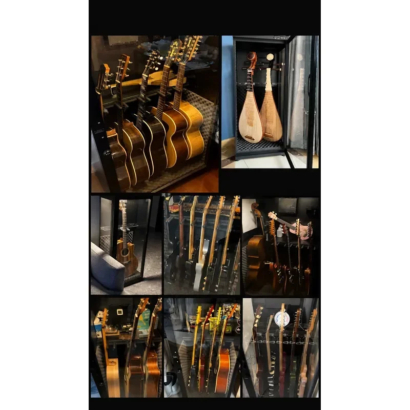 Guitar Humidity Control Cabinet Moisture Proof Box Dehumidifier Drying Oven for Musical Instruments Bakelite Constant