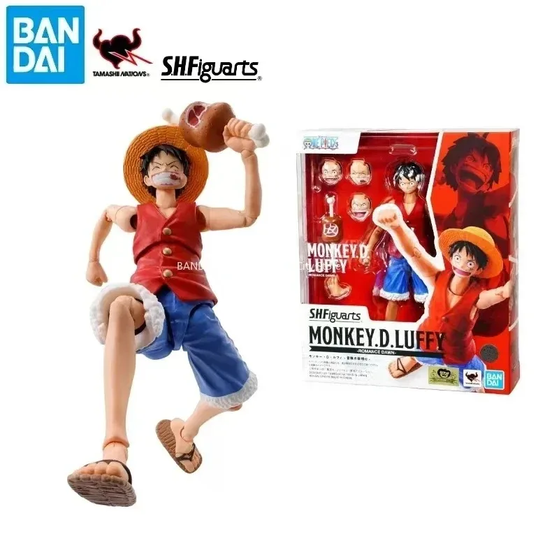 

Original Bandai Figure One Piece S.H.Figuarts MONKEY.D.LUFFY -ROMANCE DAWN PVC Anime Action Figures PVC Action Figure Toys Gifts
