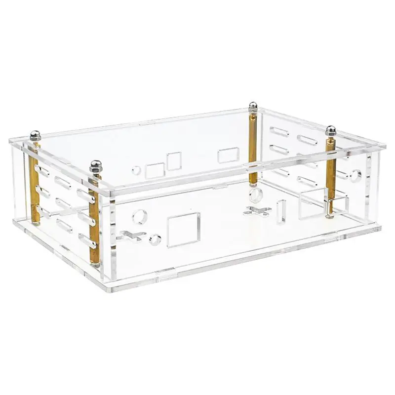 

!【Top Deals】Acrylic Case Transparent Shell Protective For Banana Pi Openwrt One Development Board