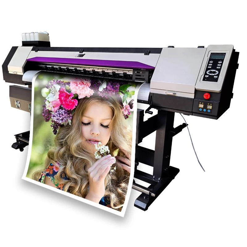 Indoor and outdoor multicolor eco solvent printer roll 1.8m eco solvent printing rate printing machine