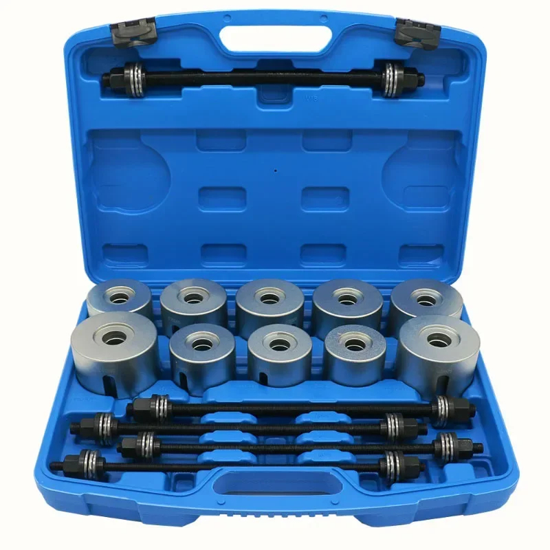 Herramienta de repuesto de manguito de goma universal para automóvil, herramienta de extracción de buje de brazo oscilante inferior del eje trasero