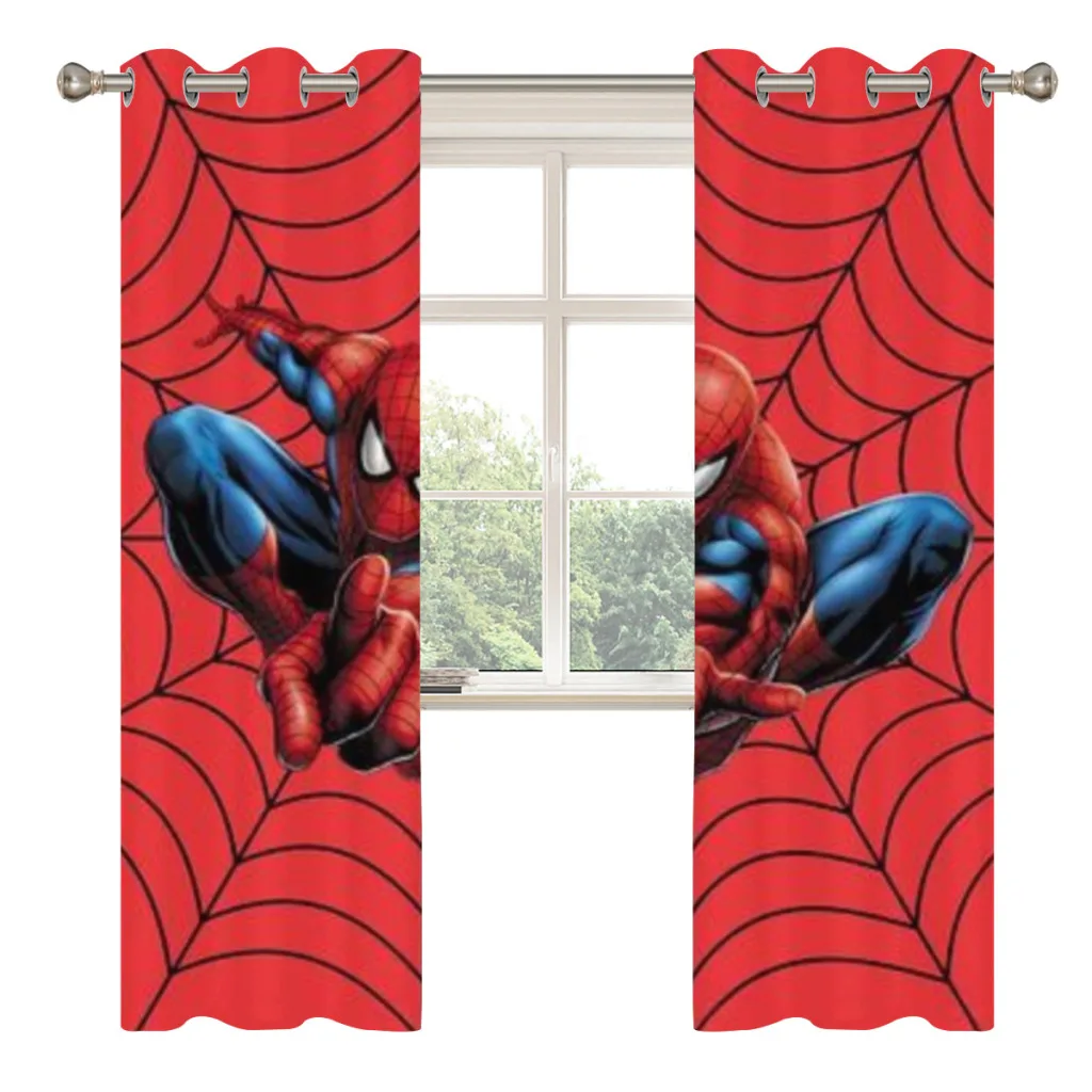 Marvel SpiderMan Blackout Curtains For Living room Bedroom