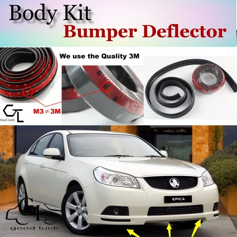 For Holden Epica Bumper Lip Lips TopGear Shop Spoiler For Car Tuning / TOPGEAR Body Kit + Strip