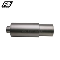 Silenziatore da corsa in titanio ad alte prestazioni scarico 114mm 127mm outlet silenziatore per auto sportiva