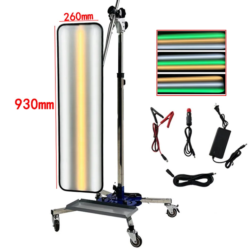 9-Color adjustable led strong magnetic pulley leveling lamp pit detection and maintenance