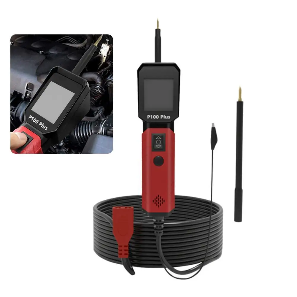 

12 В 24 В автомобильный зонд питания 40 футов кабельный тестер с релейным предохранителем, инструменты для тестирования выключателя