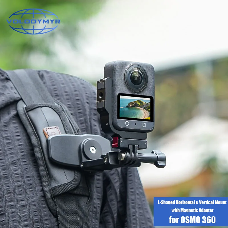 

VOLODYMYR for DJI OSMO 360 L Horizontal Vertical Shooting Stand with Magnetic Adapter Bracket Mount for DJI OSMO 360 Camera