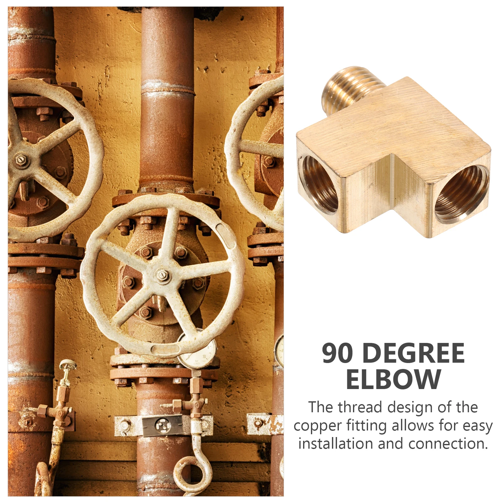 

Oil Pump Fitting M10 Side Thread Copper 90 Degree Elbow Pipe Connector Plumbing Parts Tee Fitting Engine Systems