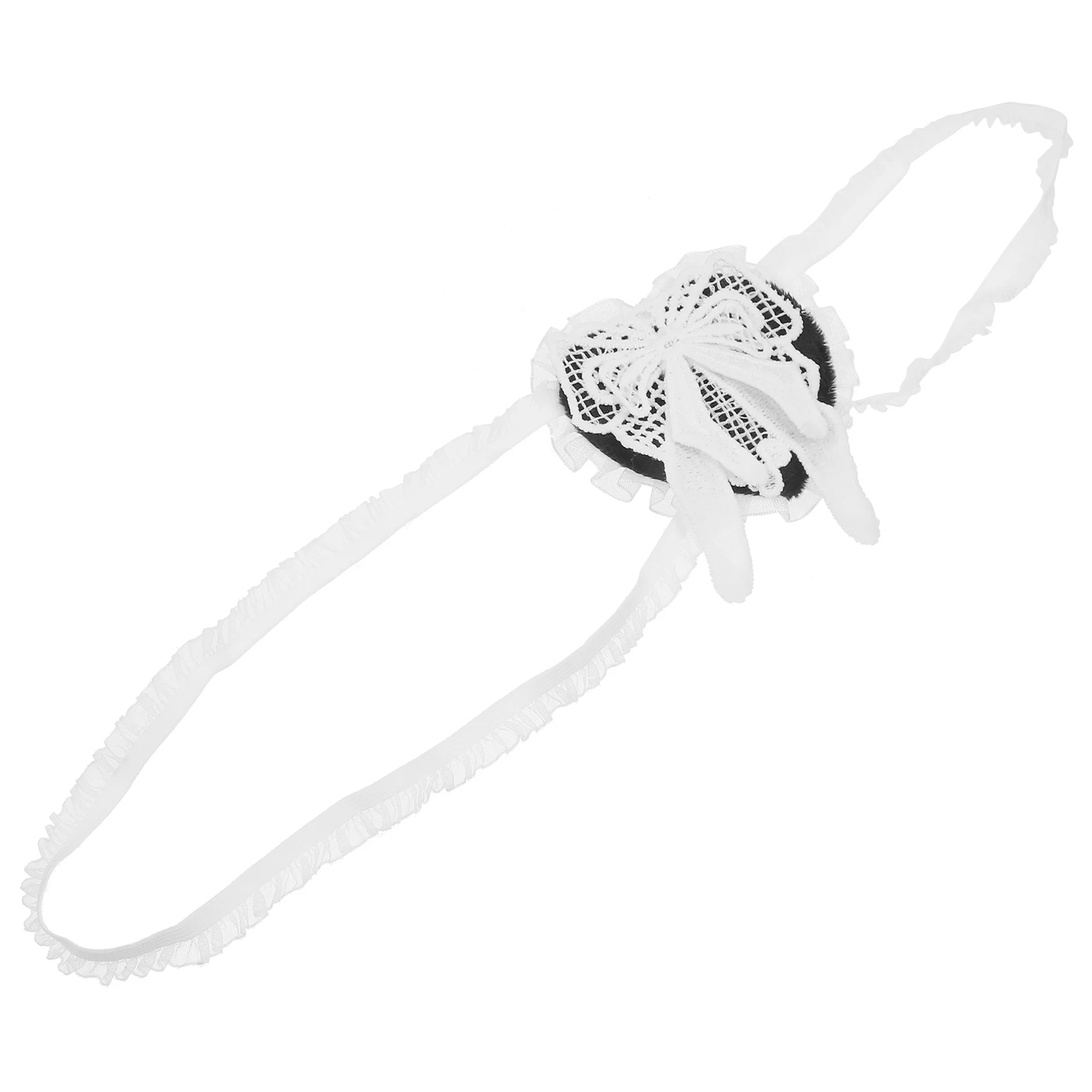 ゴシックレースアイパッチマスク1枚、仮面舞踏会パーティー、女性コスプレ小道具、黒白ハーフアイマスクアクセサリー、耐久性ミステリー