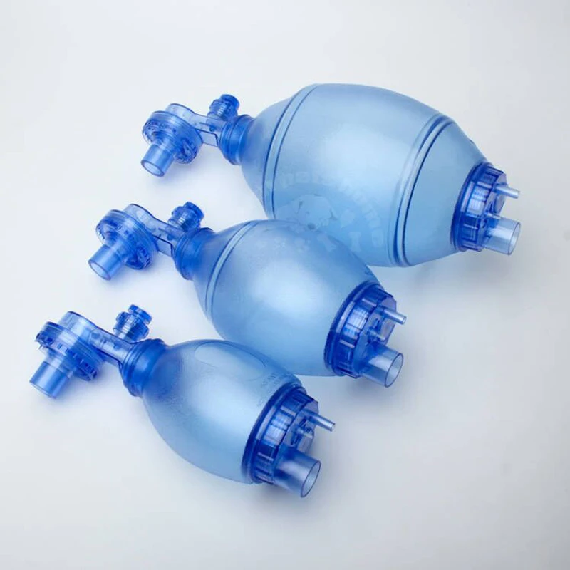 Artificial Resuscitator Emergency Ambu Bag Manual Resuscitator for First Aid Training Veterinary Device