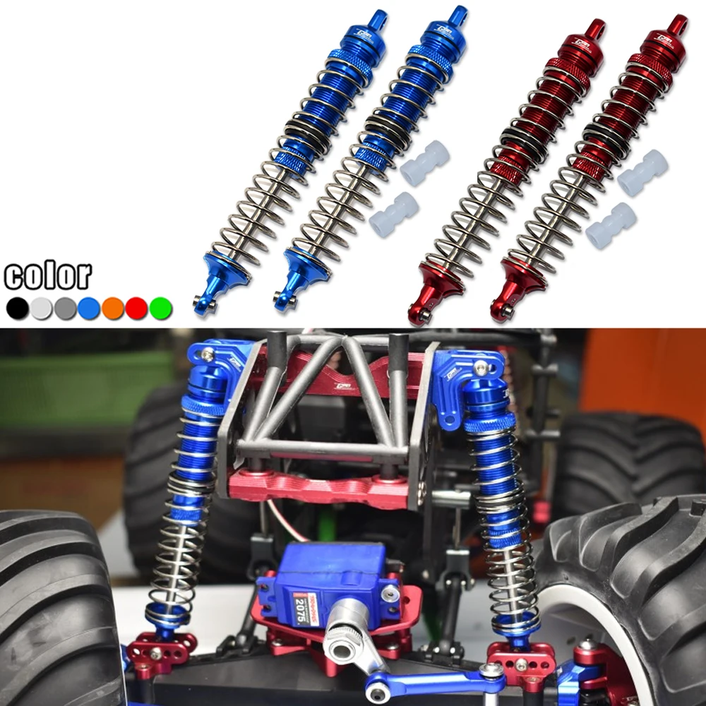 GPM Metal aluminium 130MM przód/tył uniwersalny amortyzator LOS243013 dla LOSI 1/8 LMT 4WD solidna oś Monster Truck RTR