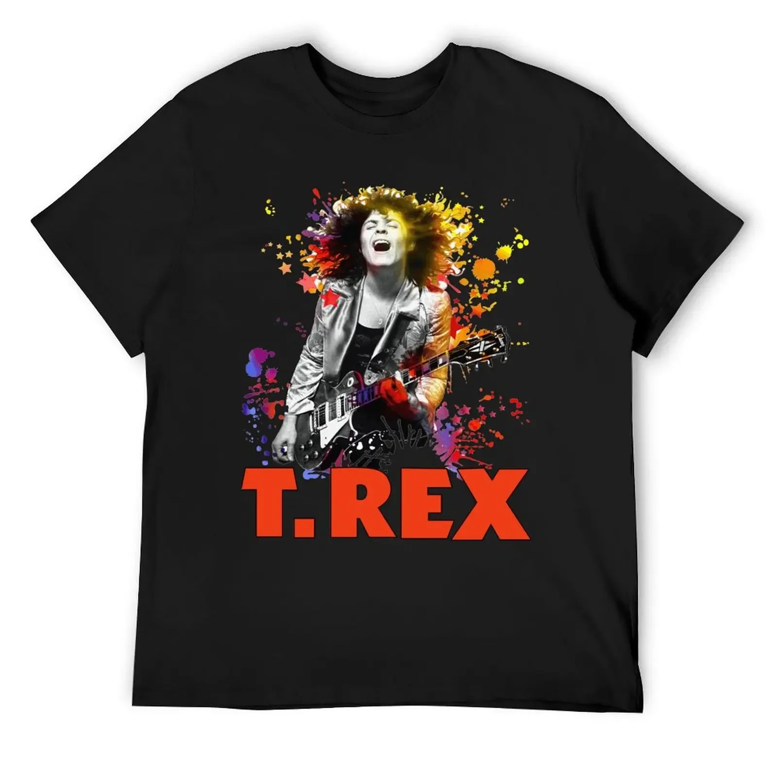 T. Rex Rock Band Marc Bola T-Shirt oversized shirts graphic tees big and tall t shirts for men