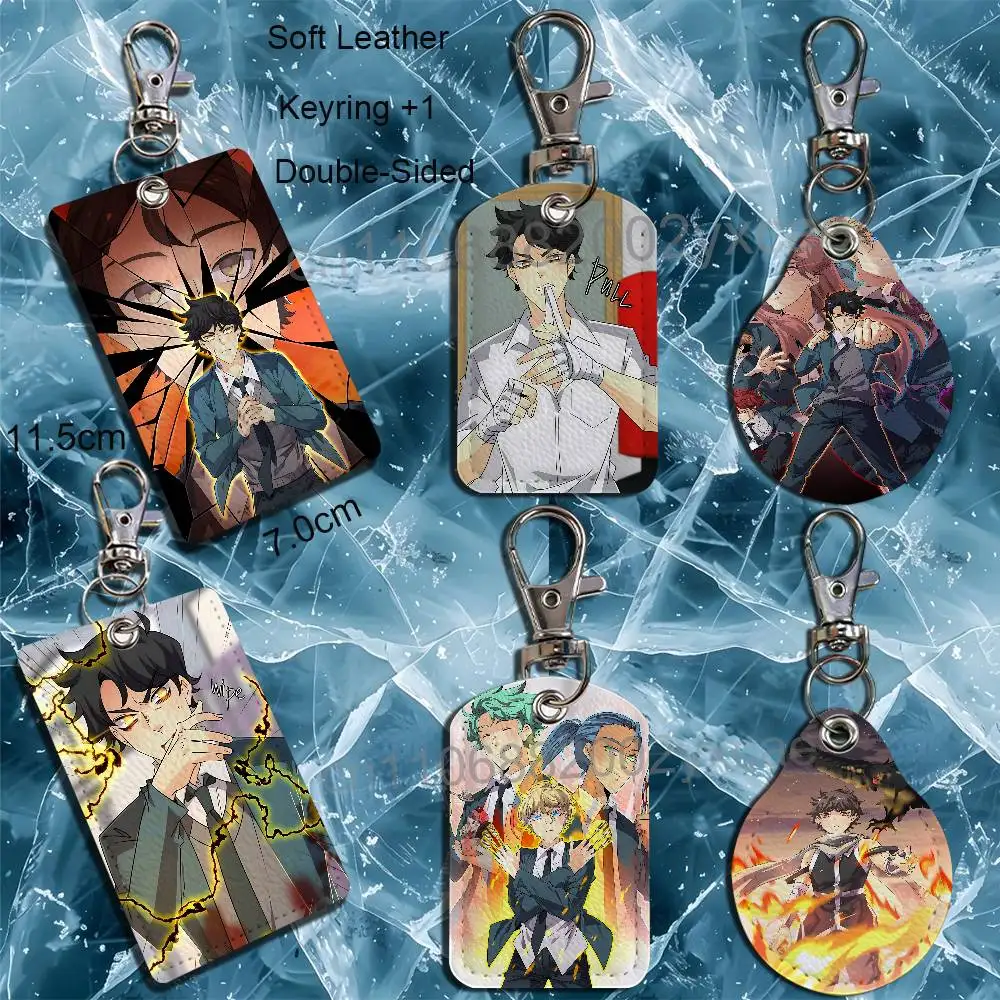 John Doe UnOrdinary Cartoon Movie Singer Game Anime Leather Card Holder Can Store Access Control ID Card Subway case