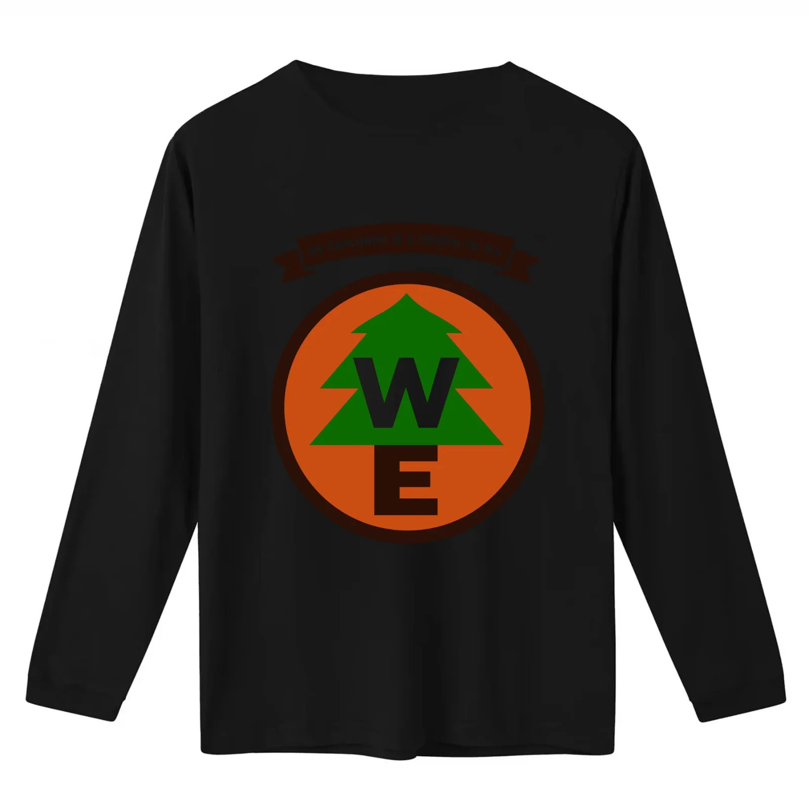 Wilderness Explorer T-Shirt Summer Casual Cotton Tee Oversized Streetwear Tops Vintage Graphic Print Loose Fit Short Sleeve
