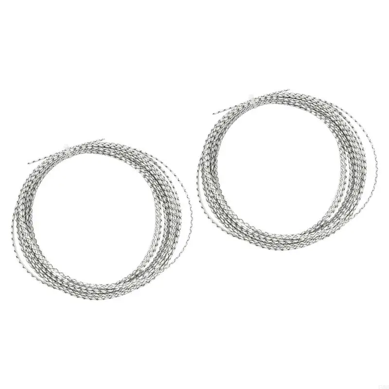 Composite Fiber Tennis String Set, 2 Nylon Multifilament Strings for Tennis Stringing and Everyday Tennis Play Uses 4XBB