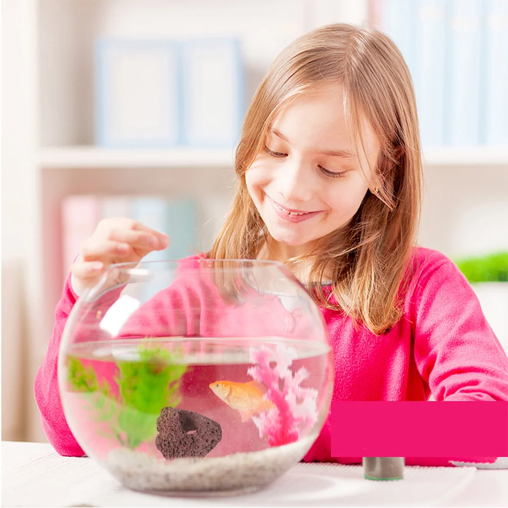 

12Pcs Aquarium Stone Cave Fish Tank Shelter Volcanic Rocks Ornament Habitat Decor Volcanic Rocks Ornament Aquarium Habitat