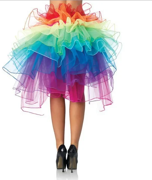 Modern Dance Opening Performance Colorful Swallowtail Puff Skirt Stage Decoration DSWomen's Singer Stock Wholesale