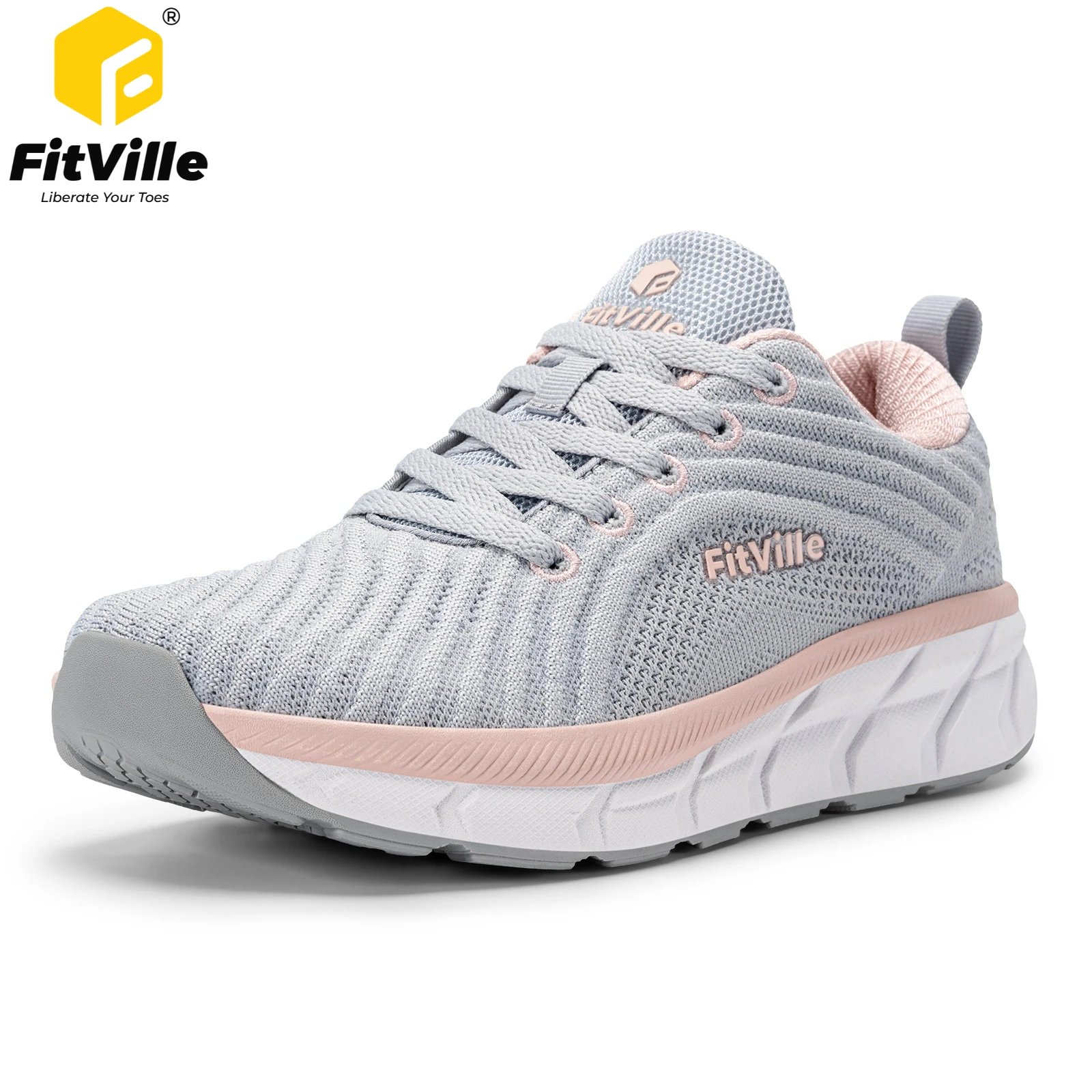 Women Shoes Qc - Женские спортивные кроссовки FitVille с широким
