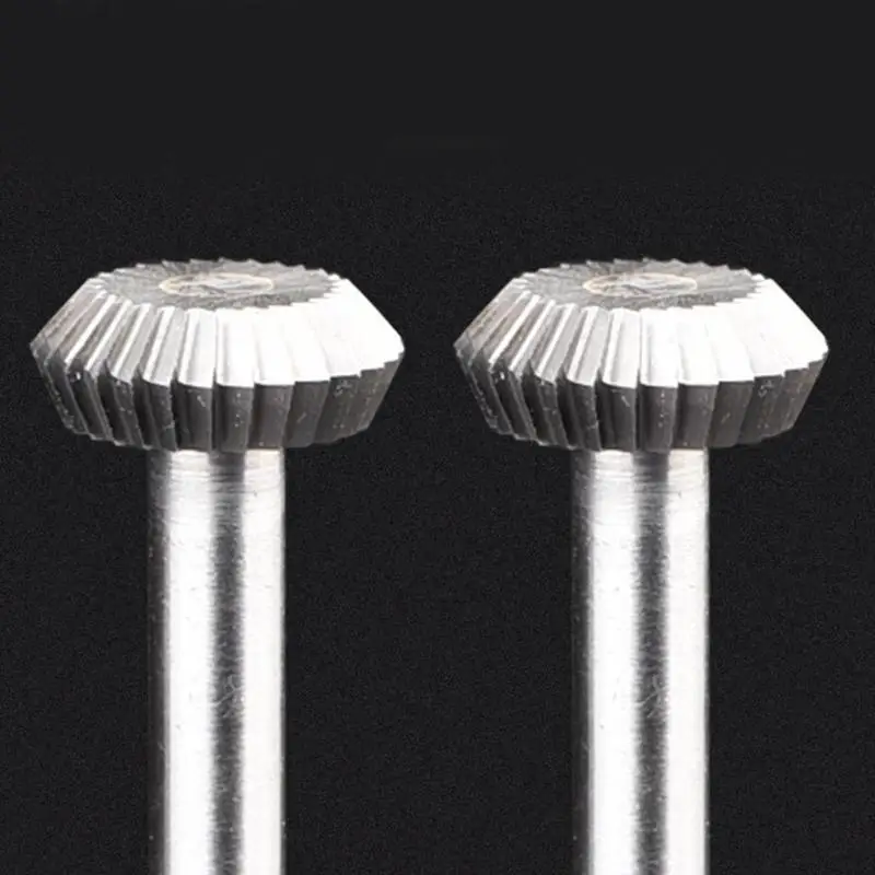 

652F Карбиды Y-образный вращающийся напильник 90 ° в форме диска из вольфрамовой стали фрезерная шлифовальная головка для