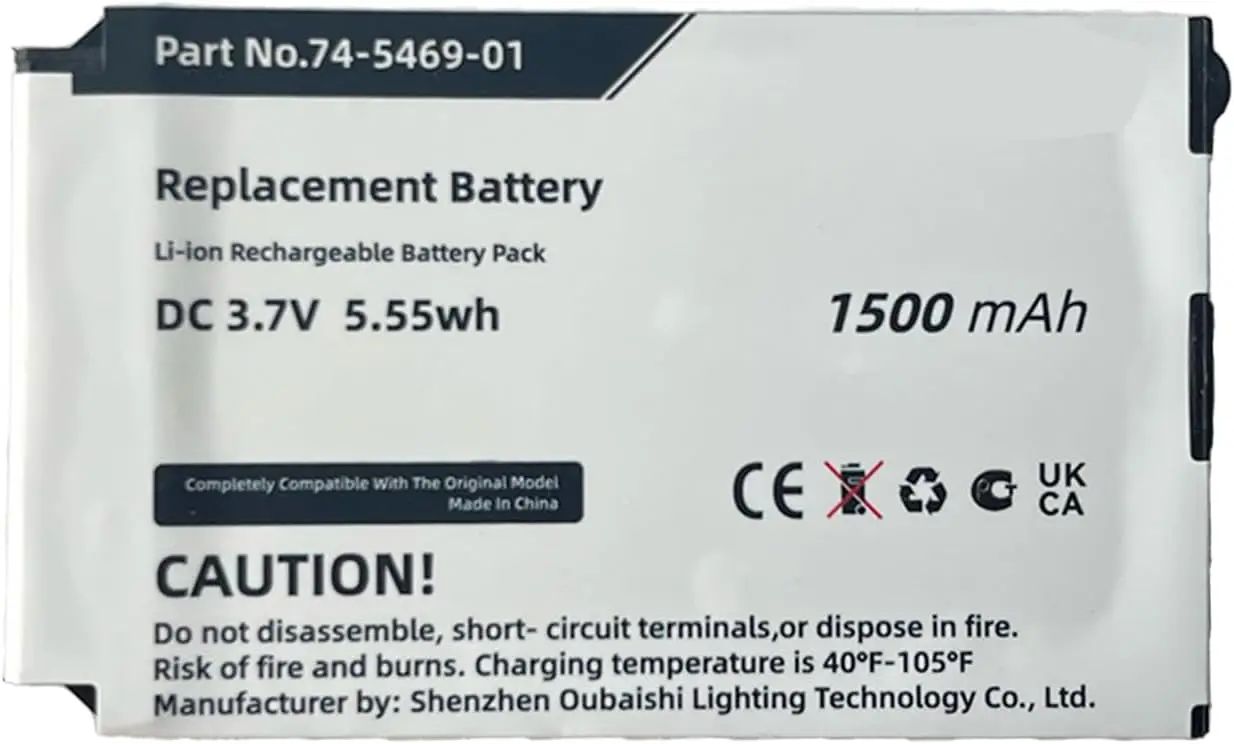 Replacement Battery for Cisco  7026G, 74-5468-01, 7925, 7925G, 7925G-EX, 7926, 7926G, CP-7925G-A-K9, CP-7925G-EX-K9