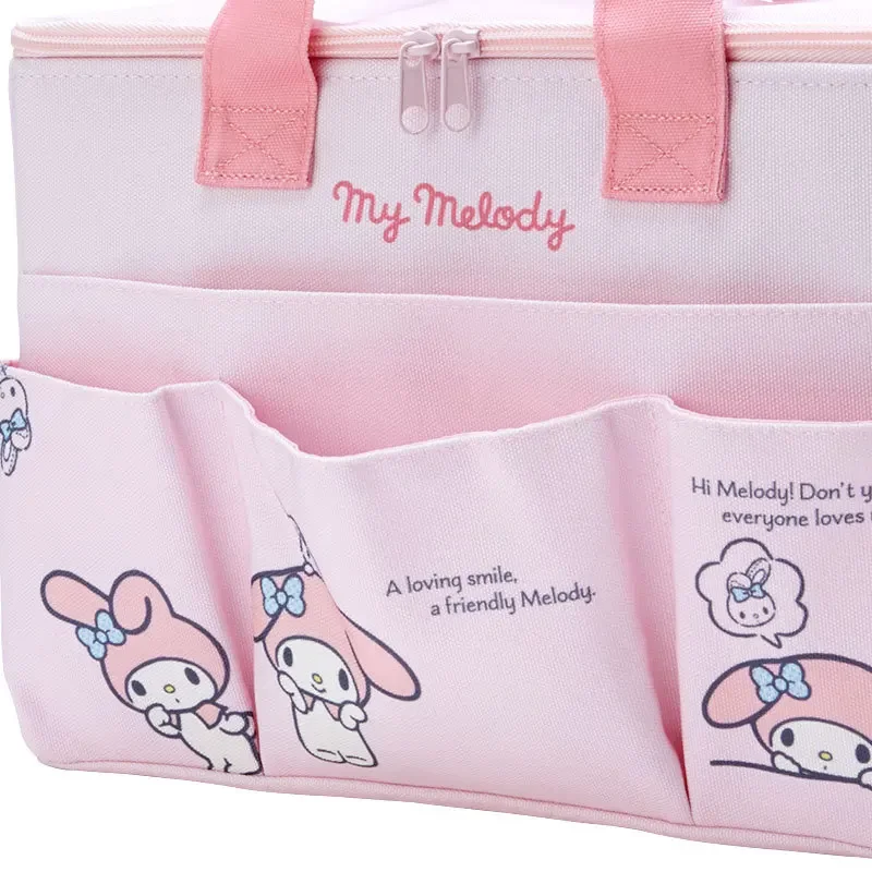 

Sanrio My Melody Bag Large Capcity Maternity Diaper My Melody Mama Tote Women Handbag Nappy Organizer Cute Travel Storage Bag