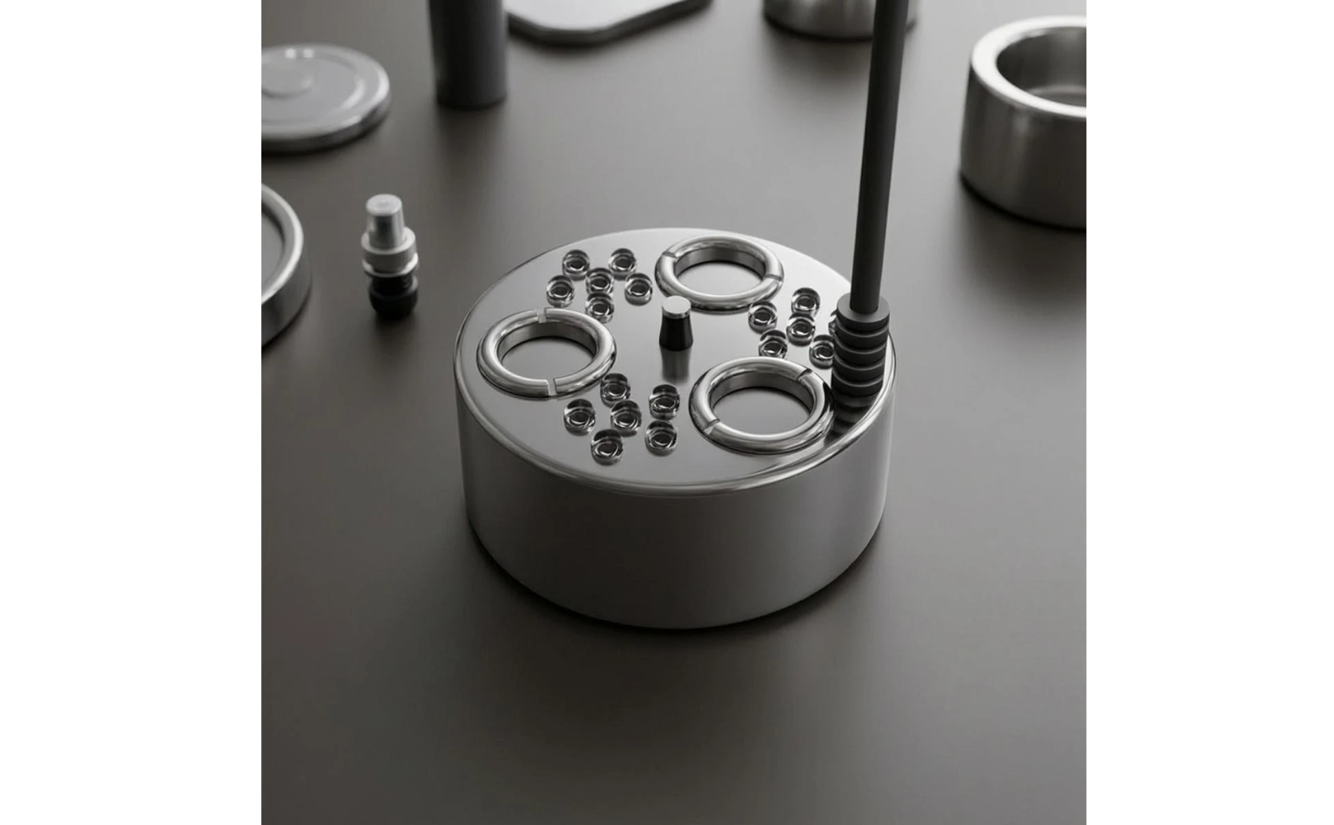 3-Head Pond Fogger Corrosion-Resistant Mist Maker with LED Lights High-Frequency Fogger Compact Humidifier Long-Lasting